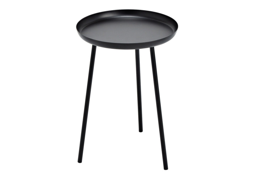 Table en métal noir - Dimensions compactes 28x39x28 cm, idéale pour petits espaces - 10034841 - WURM