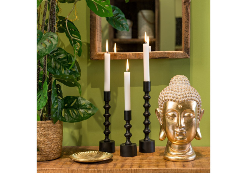 Tête de Bouddha en polyuréthane doré - Dimensions 19x30x17 cm, pour une ambiance zen - 10034902 - WURM Tête de Bouddha en polyuréthane doré - Dimensions 19x30x17 cm, pour une ambiance zen - 10034902 - WURM