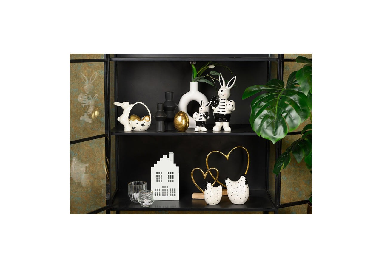 Lanterne en métal - Blanche en forme de maison 15x25x9cm - 10035368 - WURM