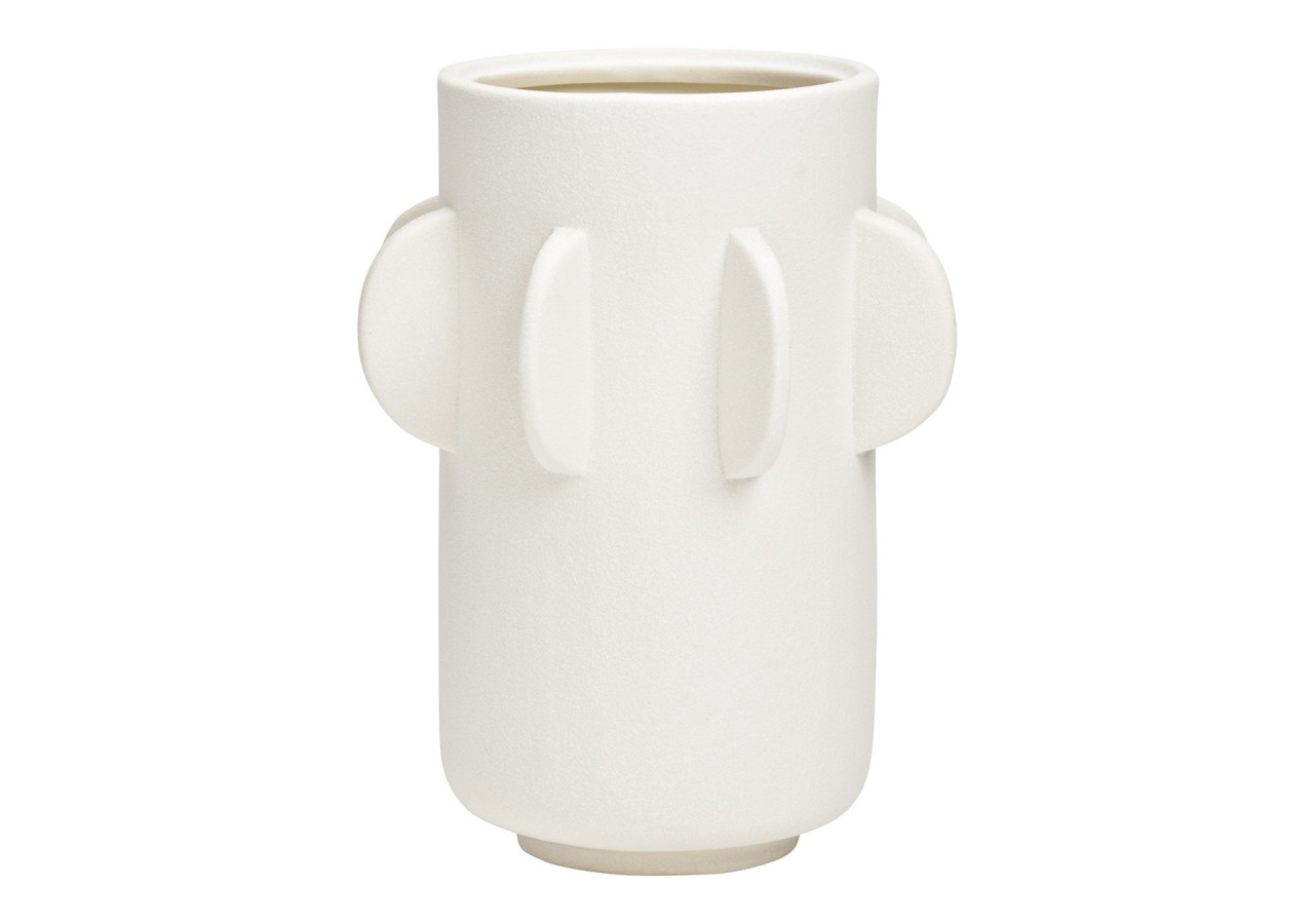Vase en porcelaine blanche - Dimensions 15x15x20cm - 10035406 - WURM