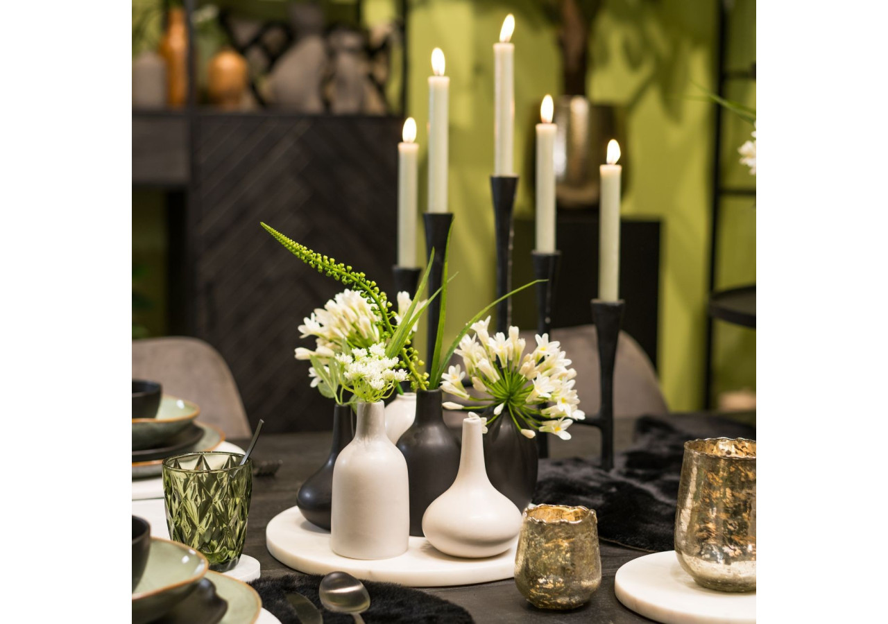 Set de 3 vases en céramique grise - Dimensions variées - 10035451 - WURM