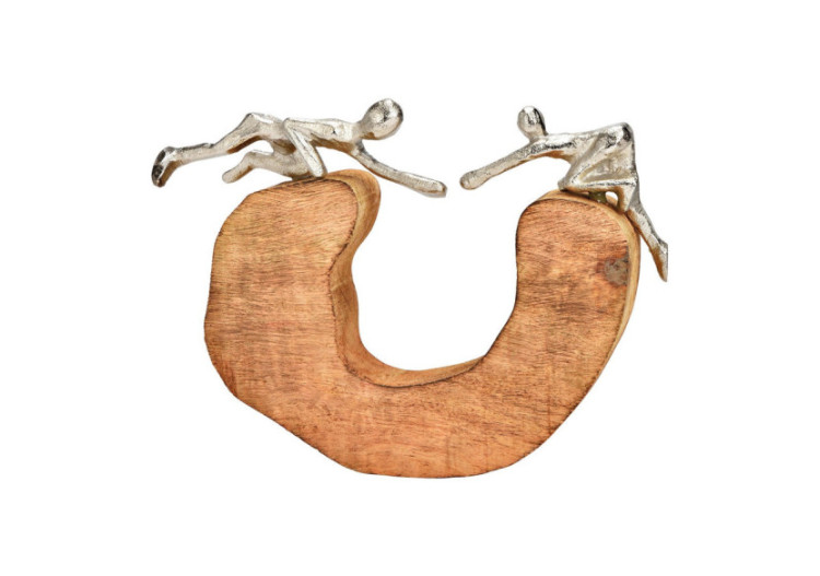 Sculpture décorative en mangue - Figurines en métal, dimensions 26x20x5cm - 10035856 - WURM