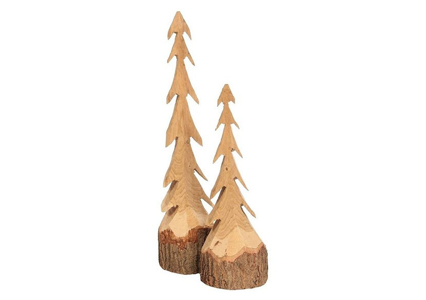 Arbre en Bois Naturel - 21 x 70 x 21 cm - 10036120 - WURM