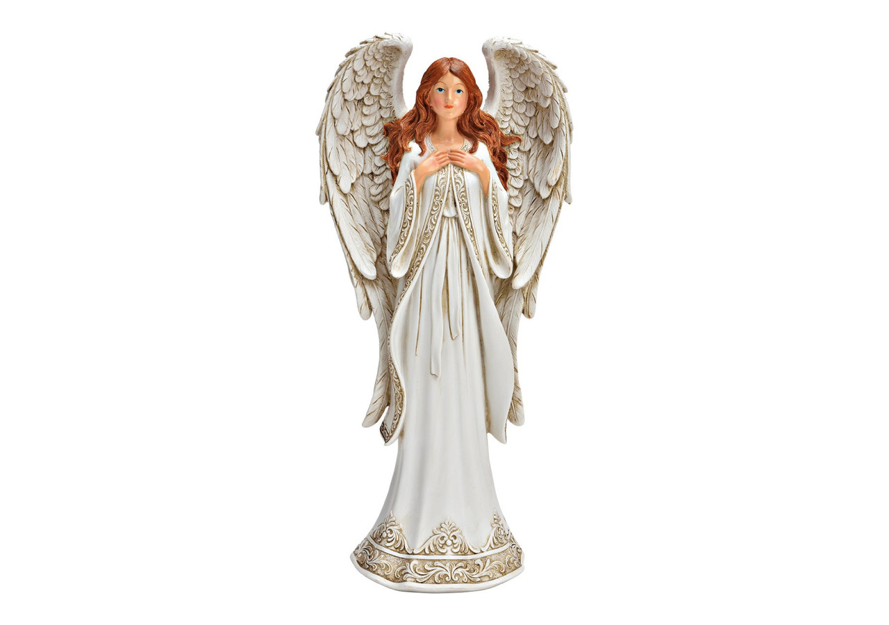 Statue d'Ange en Poly - Dimensions 13x28x9cm - 10036501 - WURM