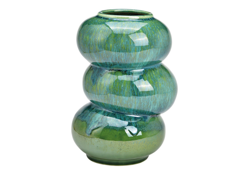 Vase en porcelaine verte - Dimensions 16x25x16 cm - 10036530 - WURM