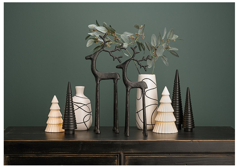 Déco cerf en métal noir - Dimensions 16x40x10 cm - 10036556 - WURM Déco cerf en métal noir - Dimensions 16x40x10 cm - 10036556 - WURM