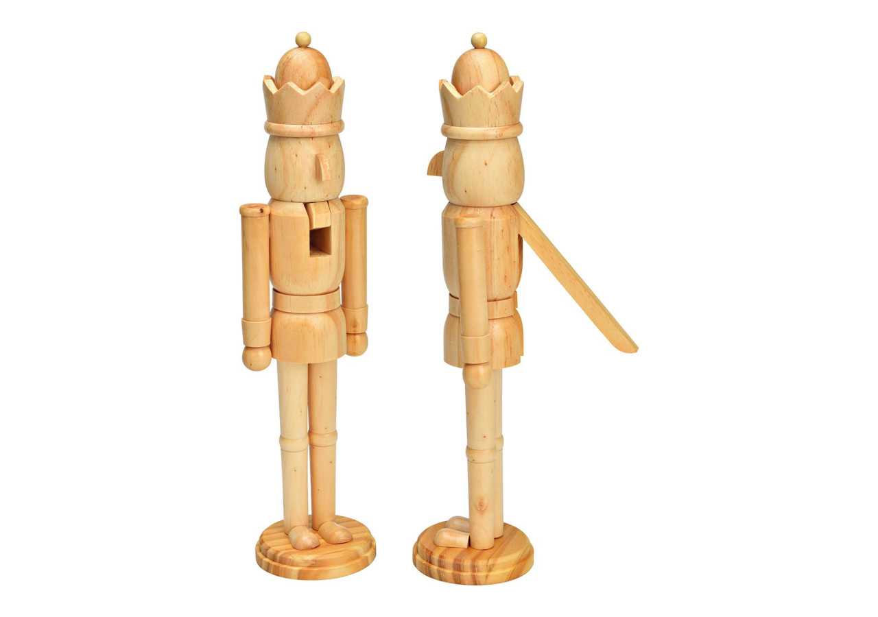 Casse-noisette en bois naturel - Dimensions 10x40x9 cm - 10036560 - WURM