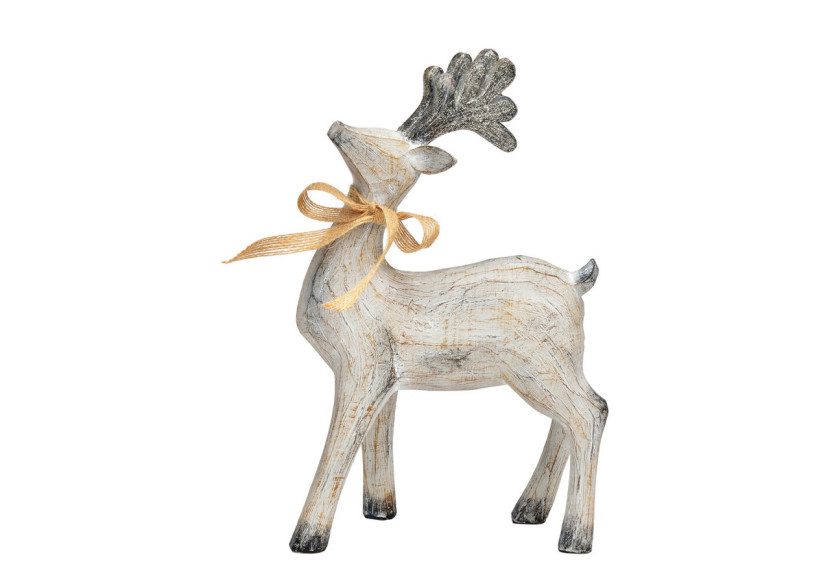 Cerf Décoratif - Poly Gris 17x26x8cm - 10036708 - WURM