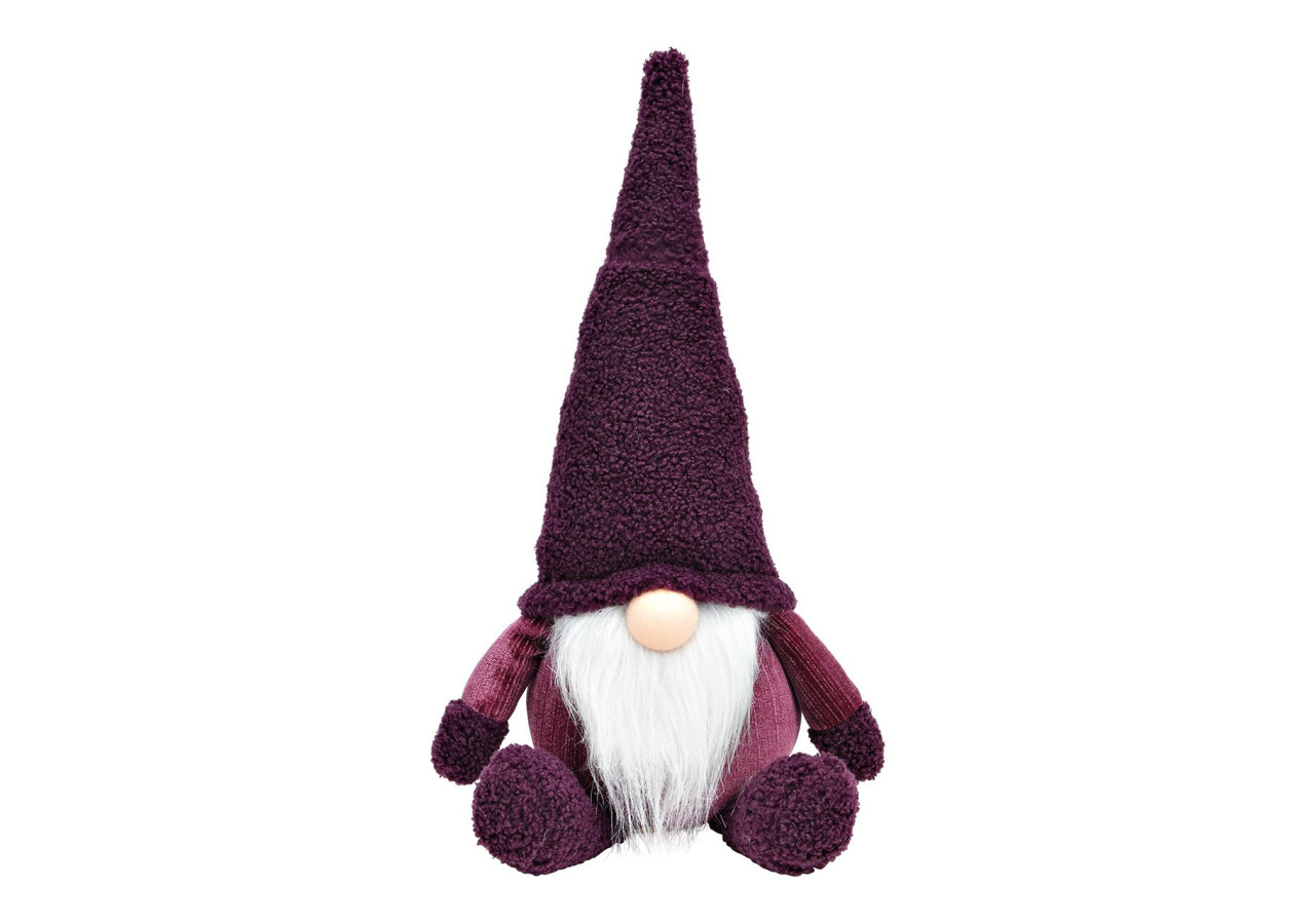 Lutin en Textile Violet - 19x34x16cm - 10036764 - WURM