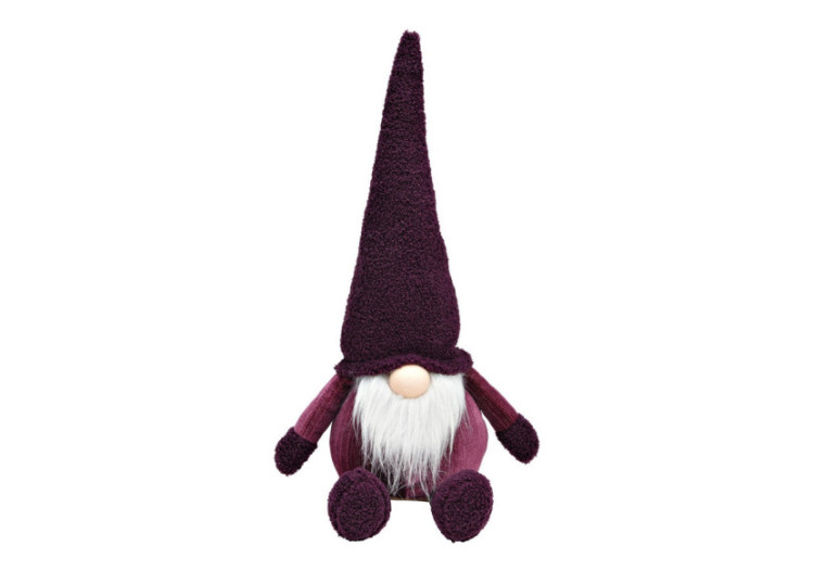 Lutin en Textile Violet - 27x46x17cm - 10036765 - WURM