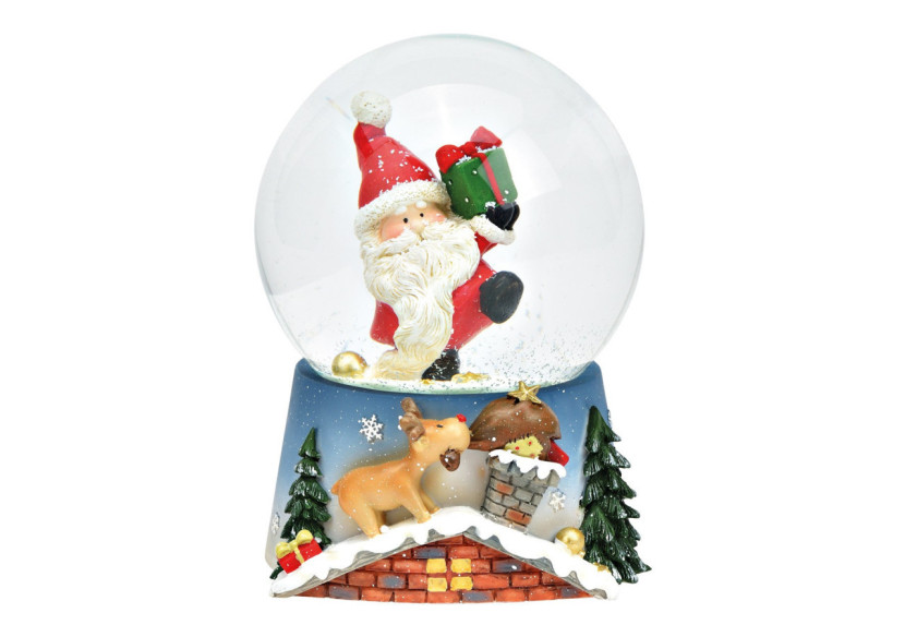 Boîte à musique/Globe de neige Nikolaus - Dimensions 10x14x10 cm - 10037155 - WURM Boîte à musique/Globe de neige Nikolaus - Dimensions 10x14x10 cm - 10037155 - WURM