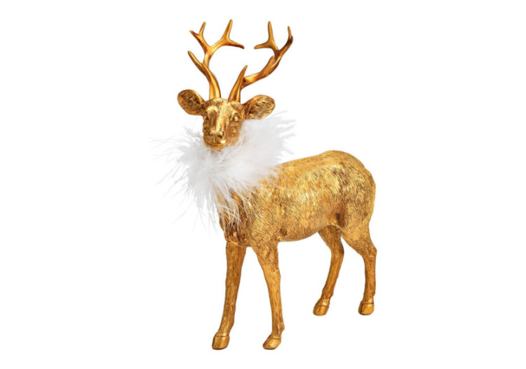 Haut-de-forme en polyuréthane doré - 16x21x8cm - 10037413 - WURM