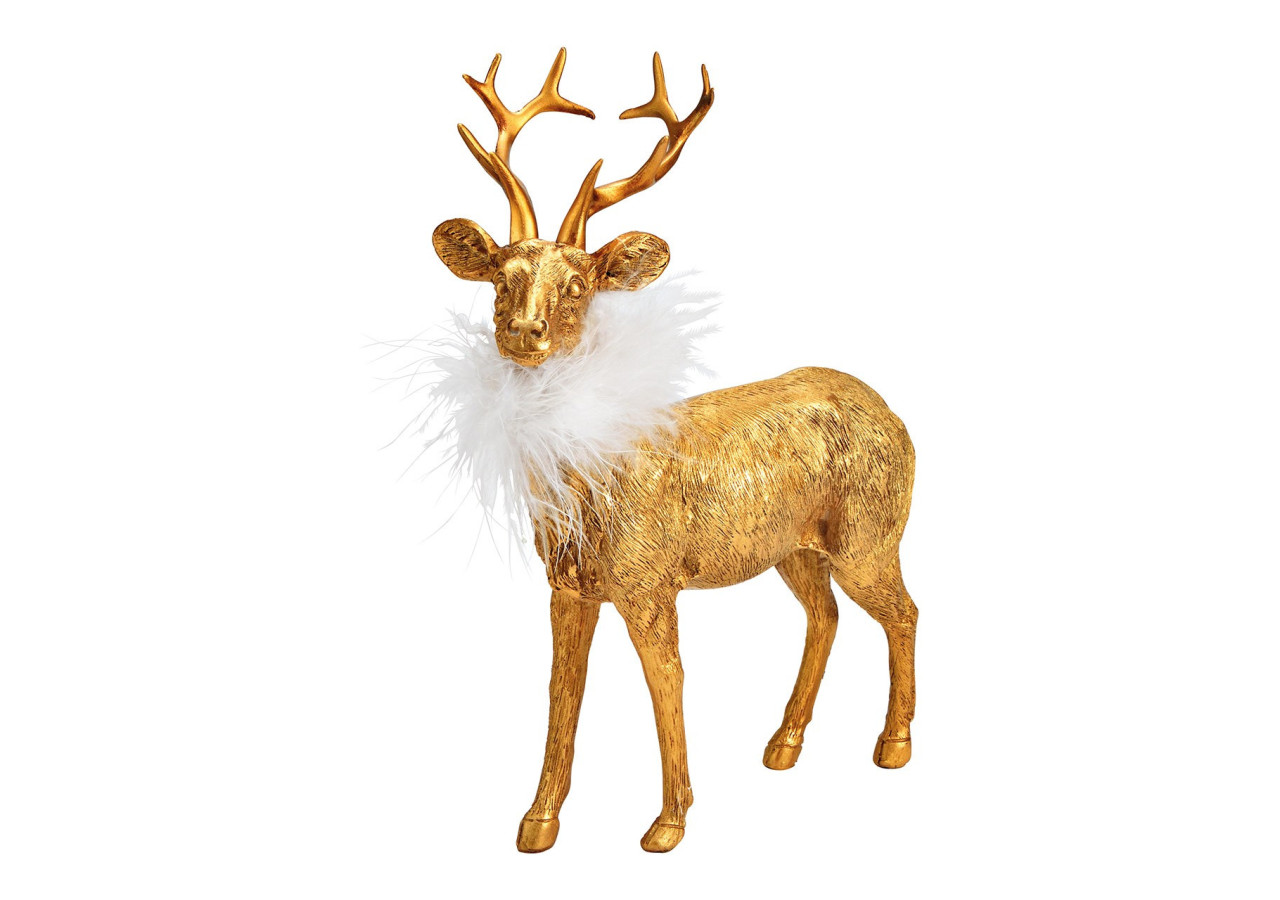 Haut-de-forme en polyuréthane doré - 16x21x8cm - 10037413 - WURM