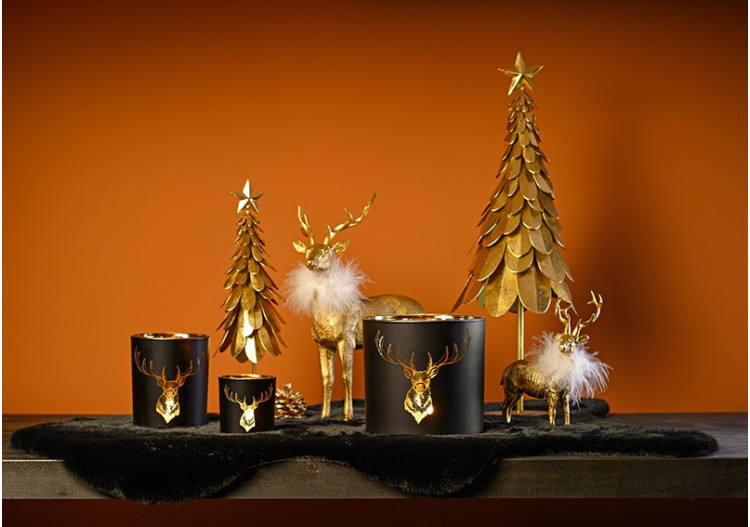 Haut-de-forme en polyuréthane doré - 16x21x8cm - 10037413 - WURM 2