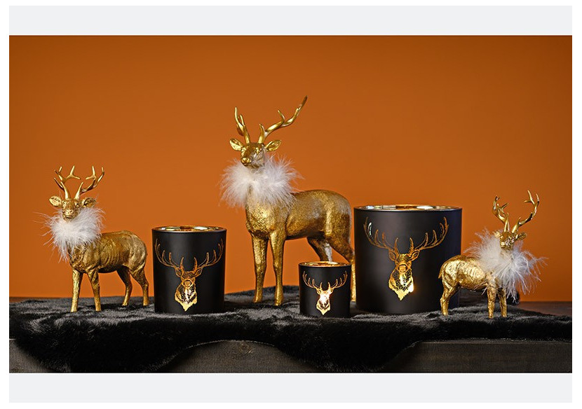 Haut-de-forme en polyuréthane doré - 16x21x8cm - 10037413 - WURM