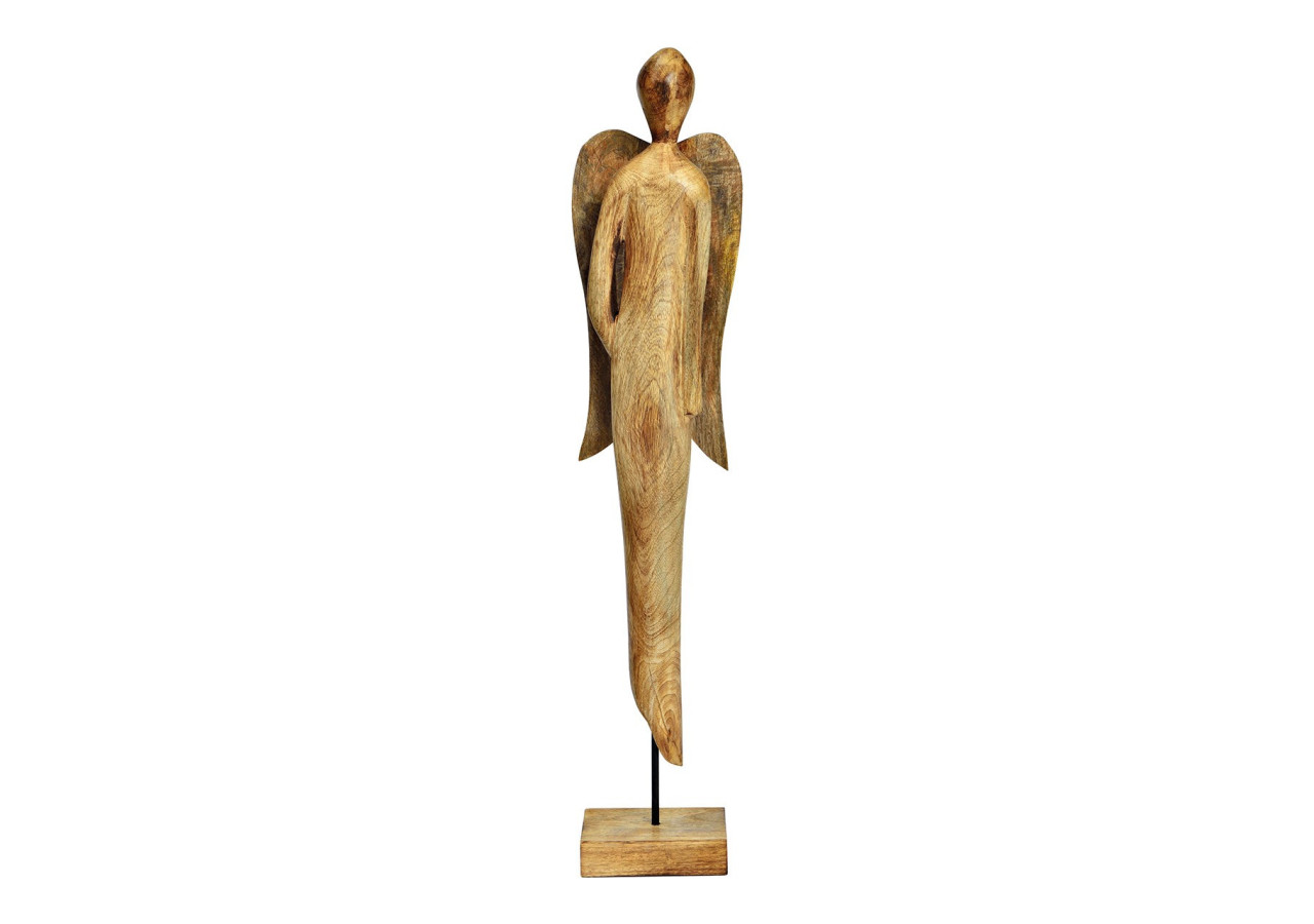 Statue d'Ange en Bois de Mangue - Dimensions 18x85x12cm - 10037465 - WURM