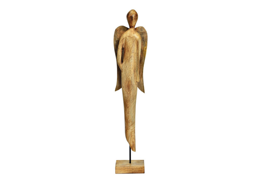 Statue d'Ange en Bois de Mangue - Dimensions 18x85x12cm - 10037465 - WURM