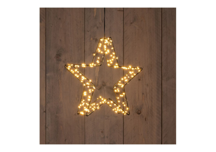 Étoile 3D lumineuse - 200 LED 6x26x6cm - 10037853 - WURM