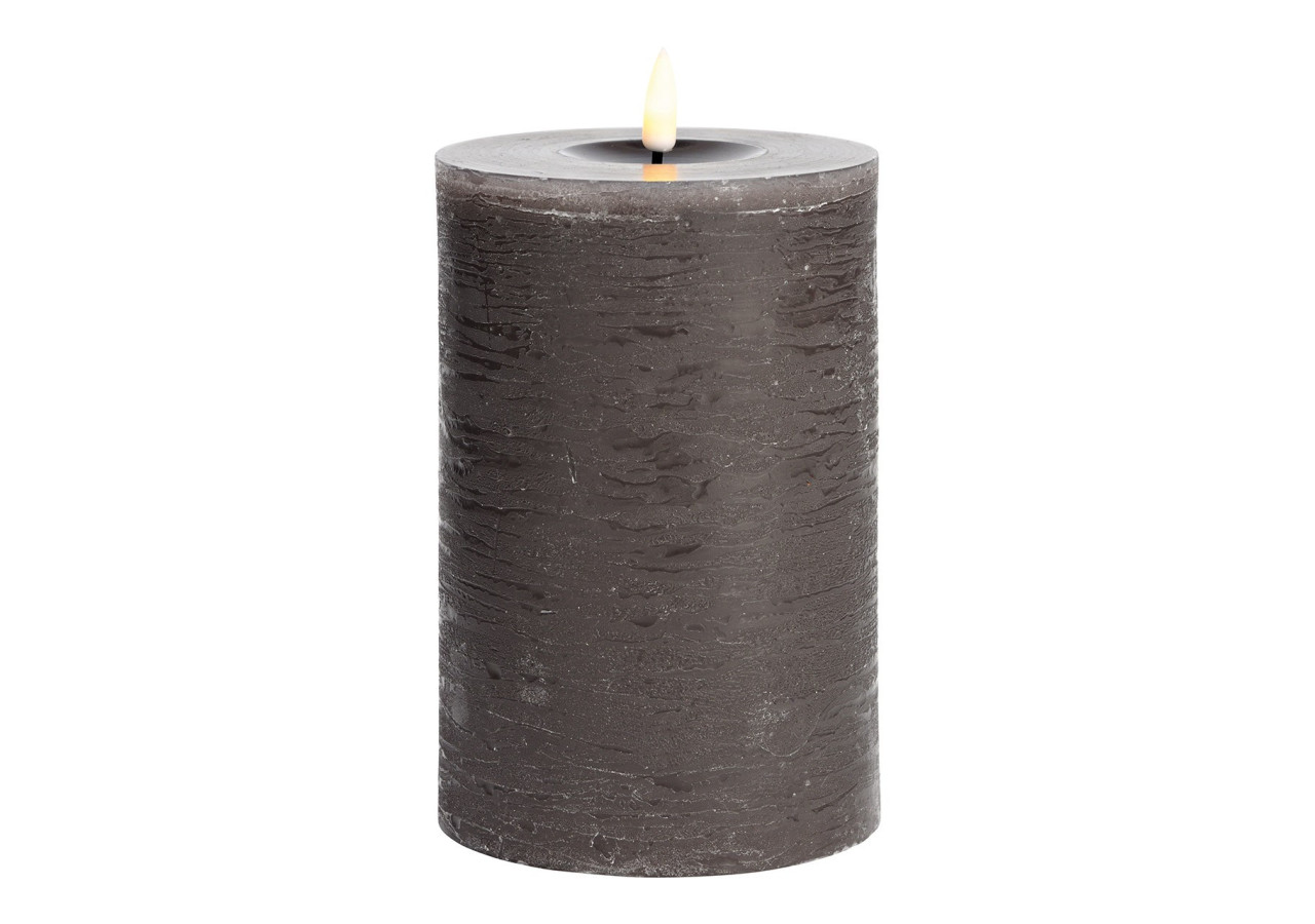 Bougie LED en Cire - Moka 10x15x10cm - 10038031 - WURM