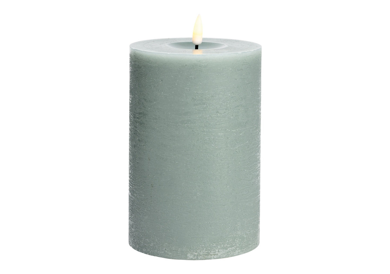 Bougie LED en cire - Salbei 10x15x10cm - 10038059 - WURM