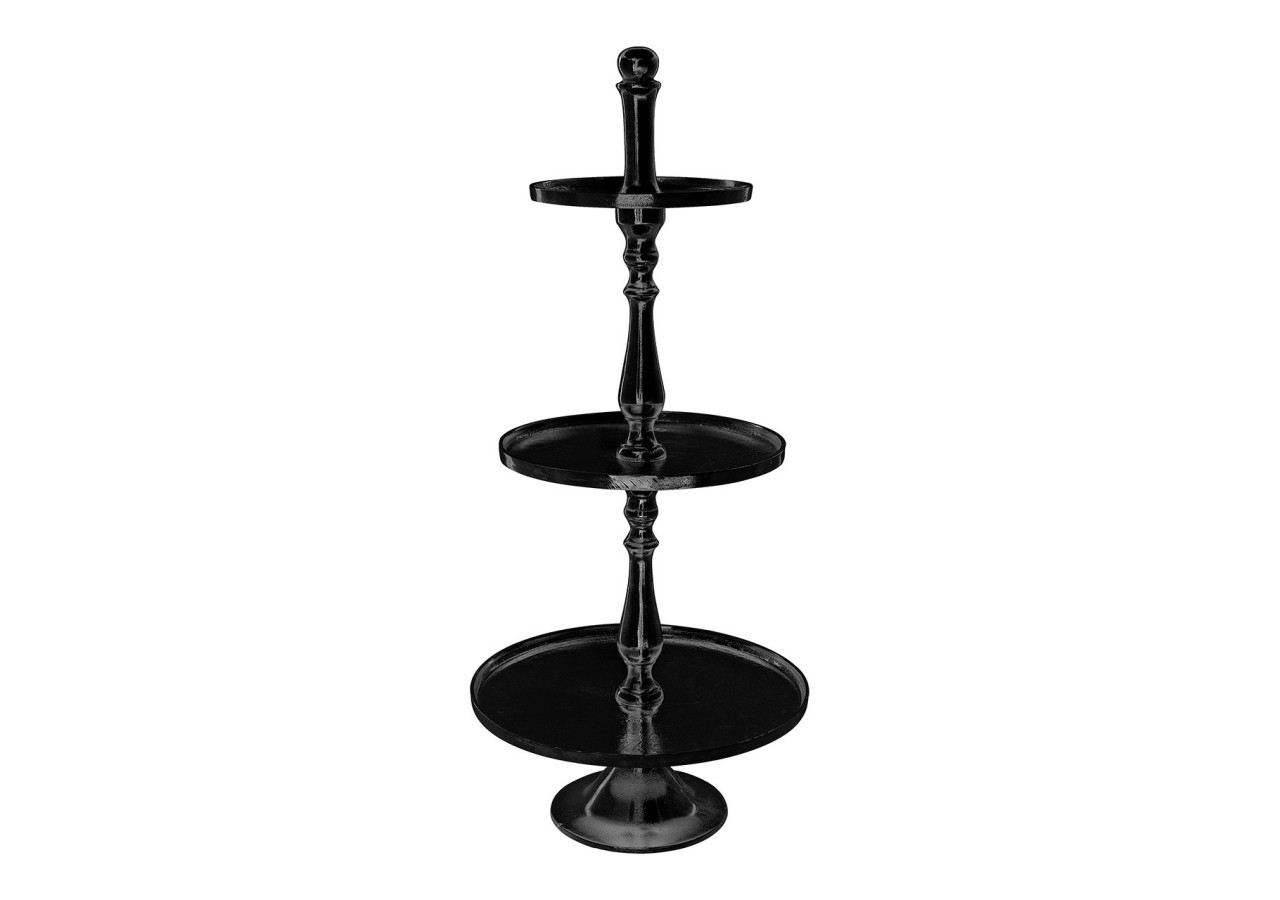Étagère en métal à 3 niveaux - Noir 42x97x42cm - 10038249 - WURM