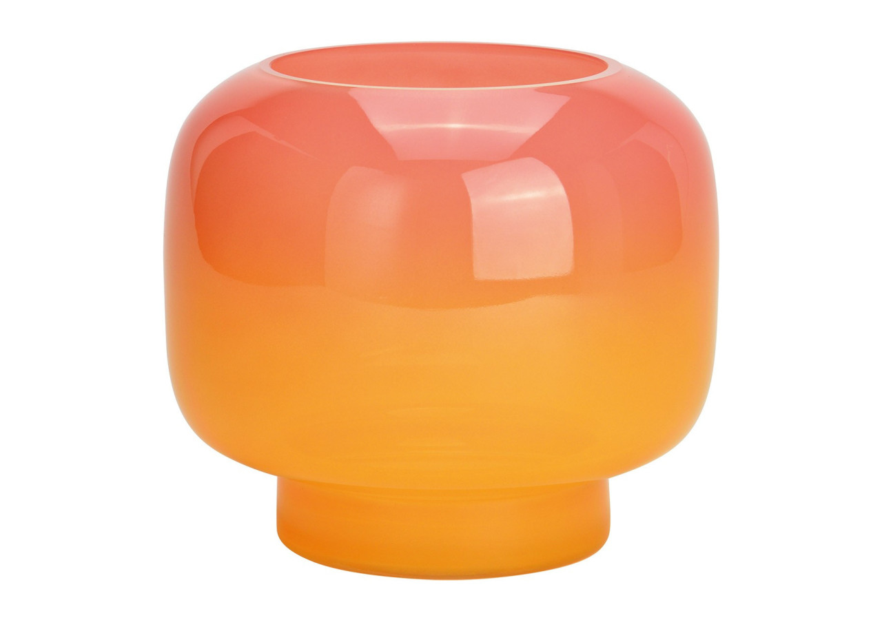 Vase en verre rose - Dimensions 15x14x15cm - 10038648 - WURM