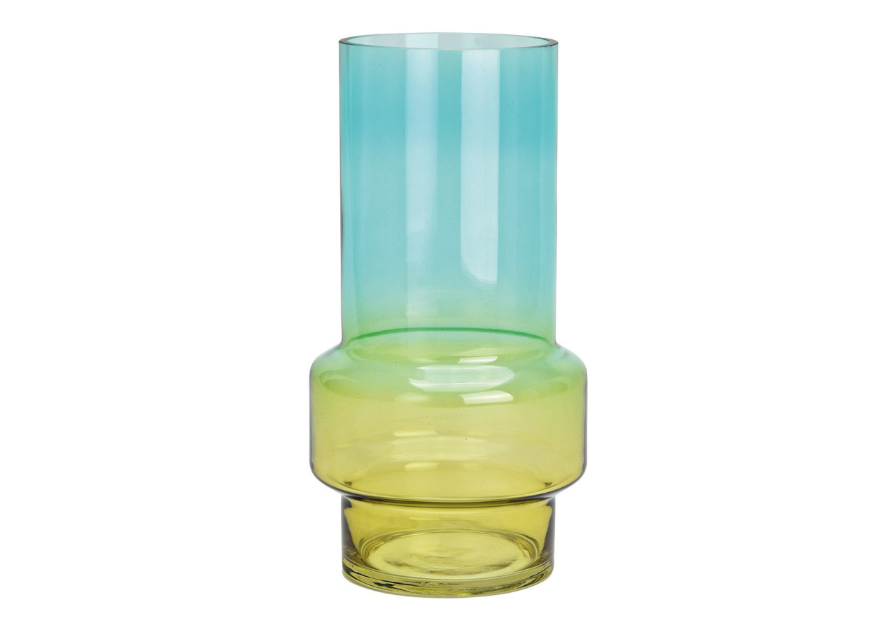 Vase en verre vert - Dimensions 13x25x13cm - 10038650 - WURM