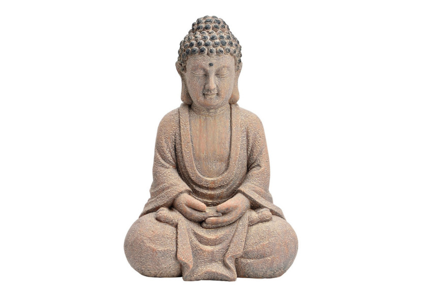 Bouddha en Magnesia - Style antique brun, dimensions 32x24x47cm - 10039626 - WURM