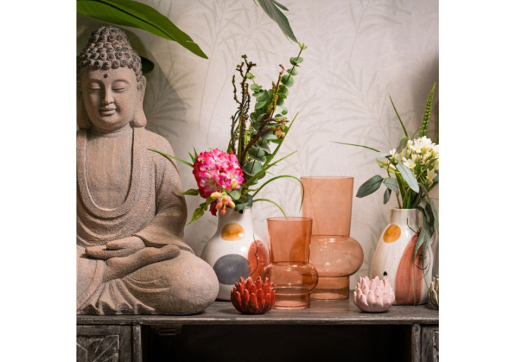 Statue de Bouddha en Magnésie - Finition antique brune 42x58x31cm - 10039627 - WURM 2