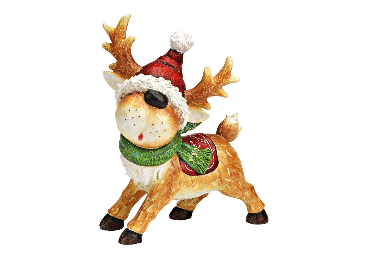 Élan en poly marron - Dimensions 18x23x10cm - 10040277 - WURM