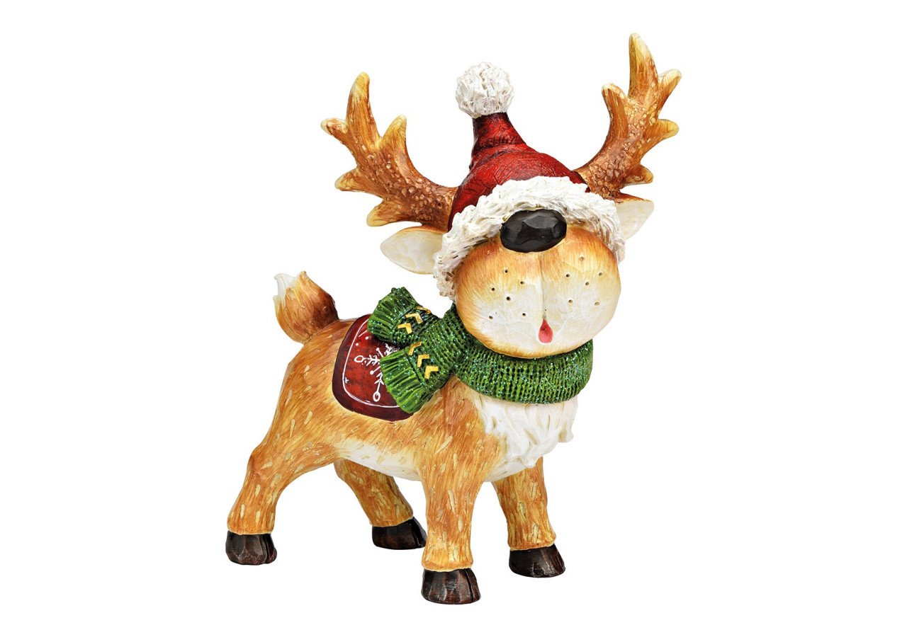 Élan en poly marron - Dimensions 20x26x12cm - 10040278 - WURM