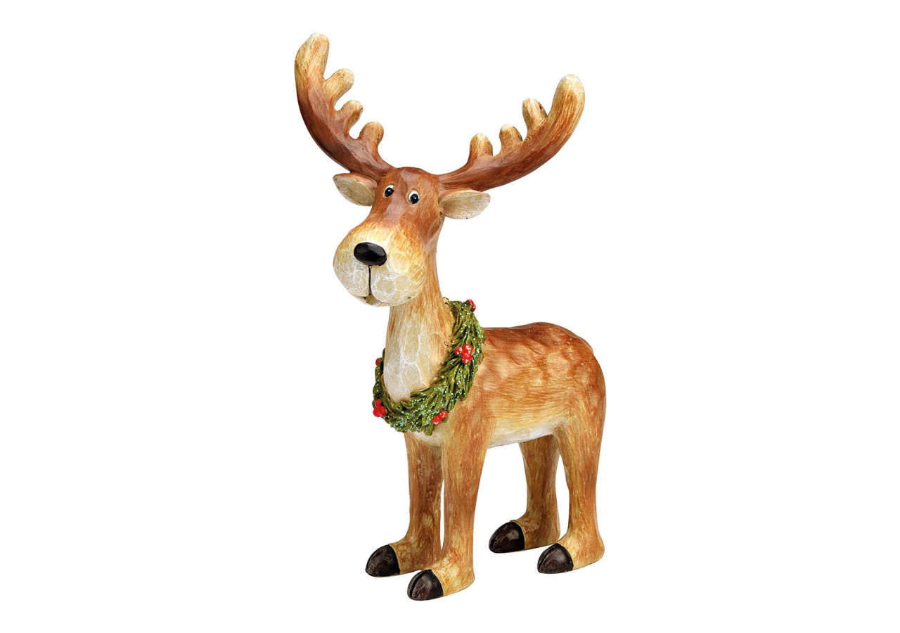 Élan en poly marron - Dimensions 16x25x10cm - 10040279 - WURM