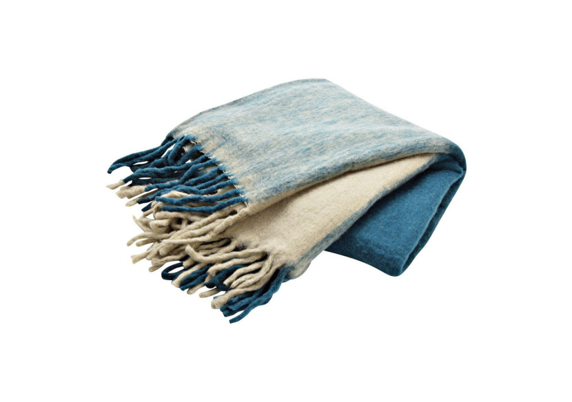 Tapis de lit à carreaux - Textile bleu 130 x 170 x 1cm - 10040459 - WURM