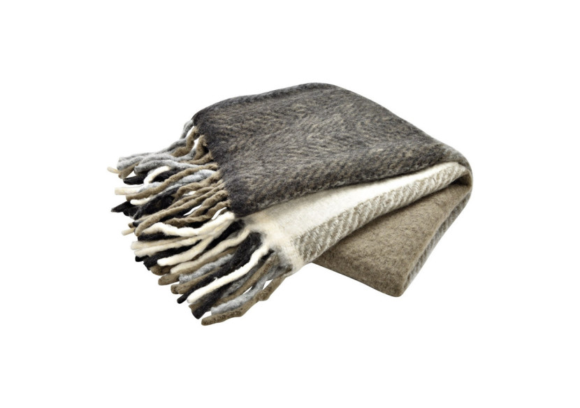 Tapis de lit à carreaux - Textile gris 130 x 170 x 1cm - 10040460 - WURM