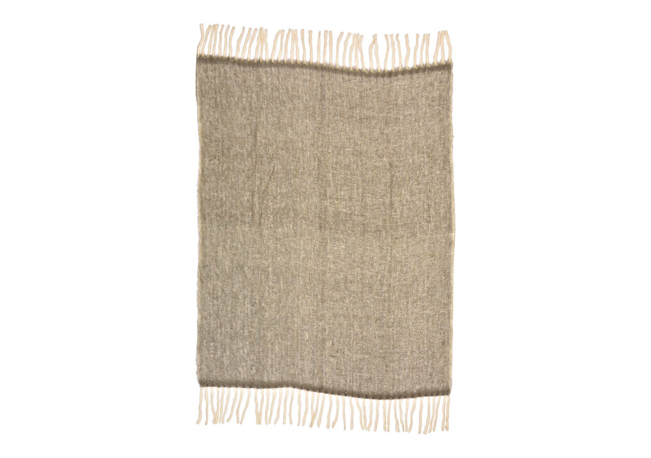 Tapis de lit - Textile gris clair 130 x 170 x 1cm - 10040462 - WURM