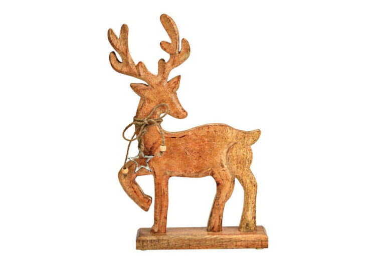 Sapin à poser en bois de mangue - Naturel 27 x 41 x 6 cm - 10040506 - WURM