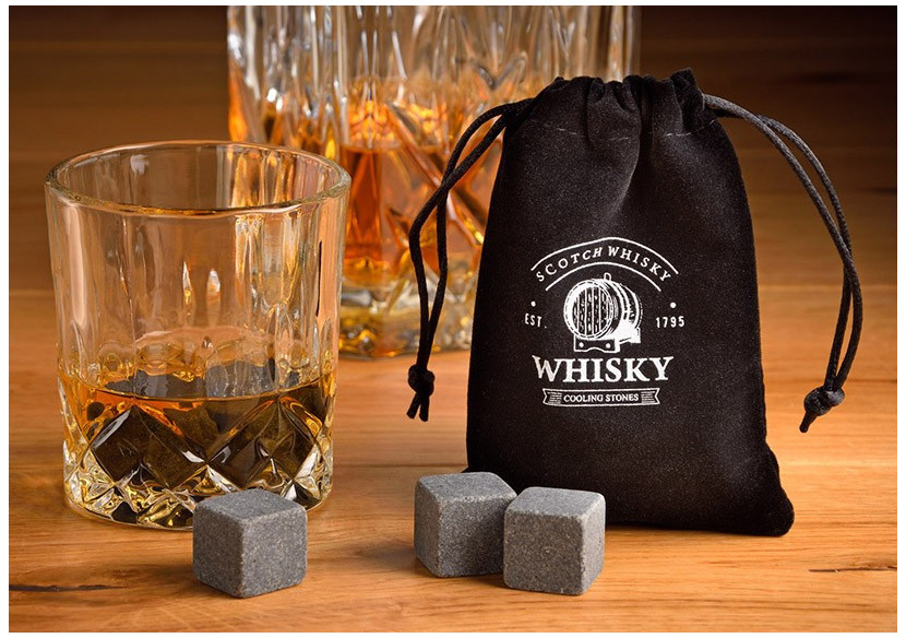 Set de Verres à Whisky avec Glaçons en Pierre - 12 pièces - 10040600 - WURM