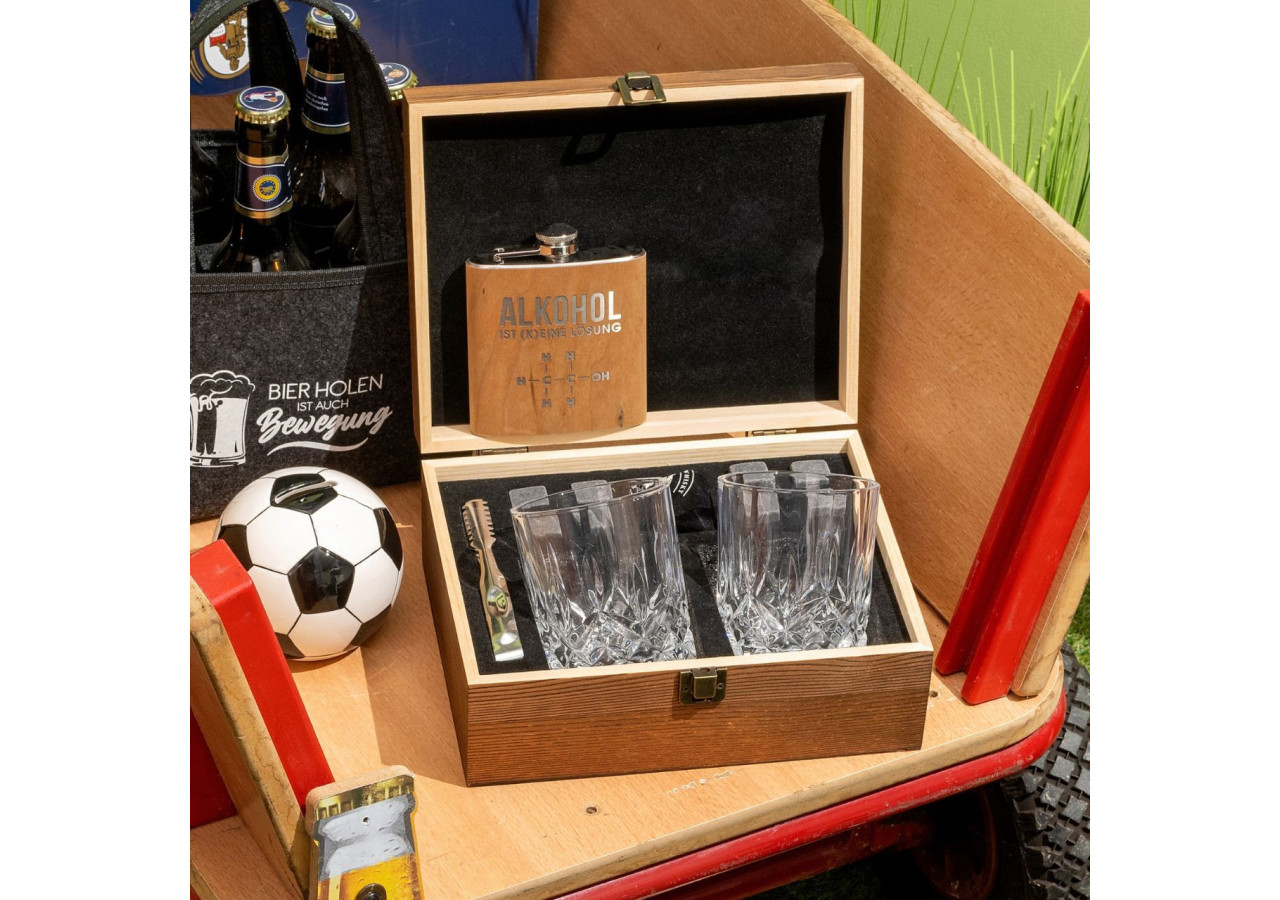 Set de Verres à Whisky avec Glaçons en Pierre - 12 pièces - 10040600 - WURM