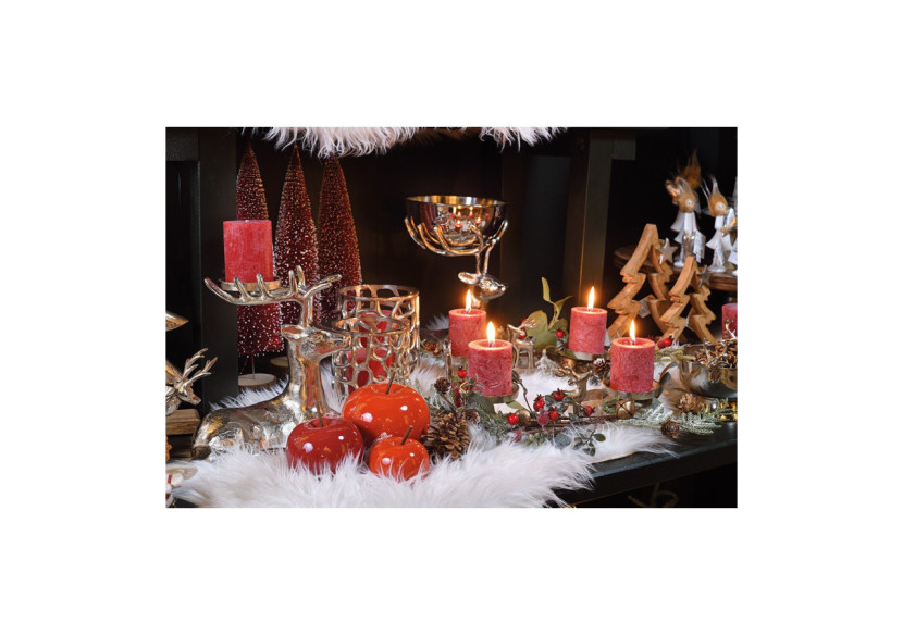 Couronne de l'Avent avec Figurines en Métal Argenté - 10040626 - WURM