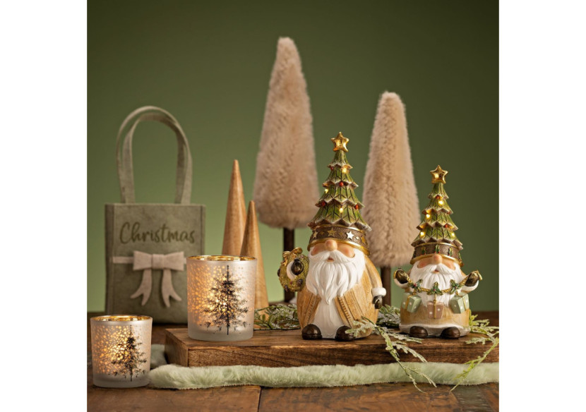 Lutin en Poly avec LED - 11x23x10cm - 10041387 - WURM