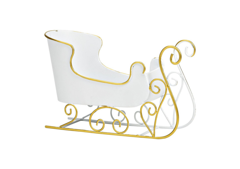 Sculpture de Traîneau en Métal - 25x16x12cm - 10041438 - WURM