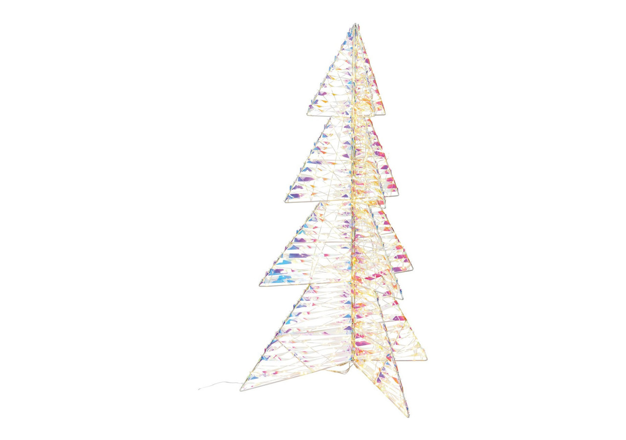 Sapin lumineux avec minuterie - 720 LEDs, chaud, IP44, 52x98x52cm - 10041516 - WURM