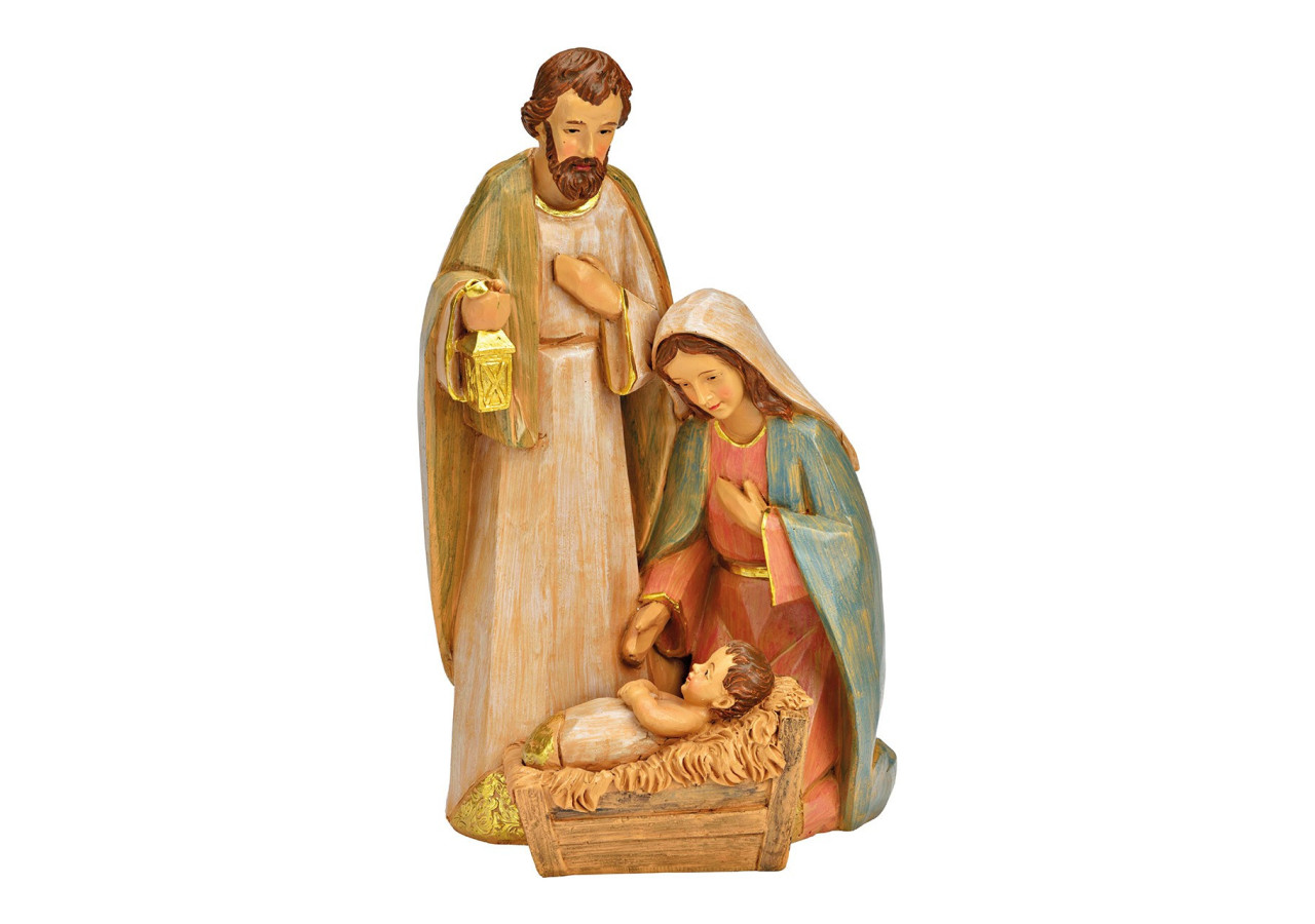 Figurine de crèche - en poly multicolore, 14x24x10cm - 10041602 - WURM