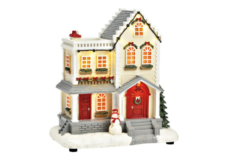 Maison lumineuse avec son - 23 x 27 x 14 cm - 10041729 - WURM