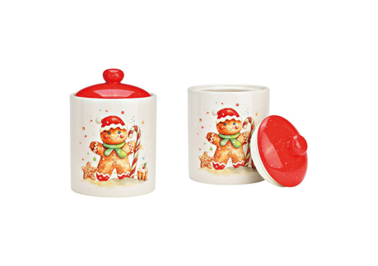 Boîte en céramique en forme...