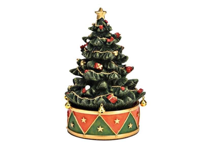 Boîte à musique Sapin - Musique Jingle Bells en poly 12x18x12cm - 10041781 - WURM Boîte à musique Sapin - Musique Jingle Bells en poly 12x18x12cm - 10041781 - WURM