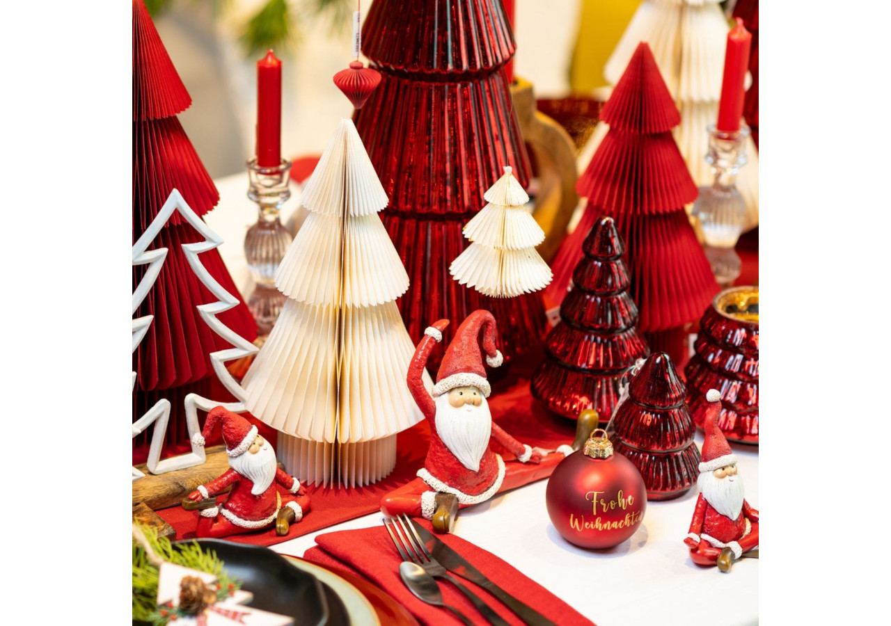 Sapin décoratif - Arbre en papier Honeycomb, 14x40x14cm - 10042021 - WURM