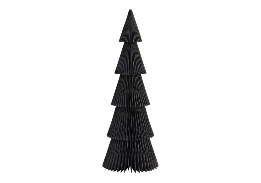 Arbre en Papier Honeycomb - Noir 14x40x14cm - 10042027 - WURM