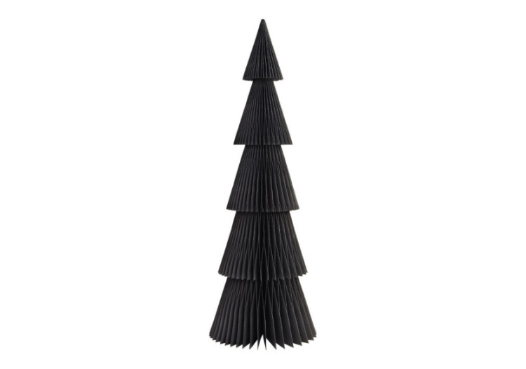 Arbre en Papier Honeycomb - Noir 20x60x20cm - 10042028 - WURM