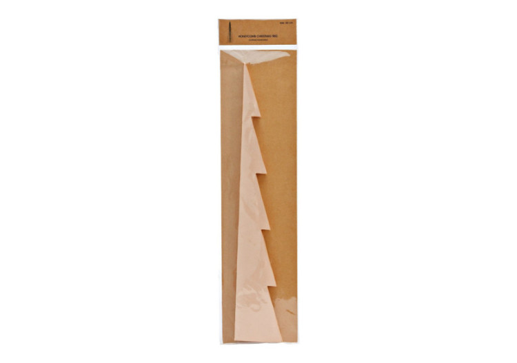 Arbre en Papier Honeycomb - Beige 14x40x14cm - 10042033 - WURM 2